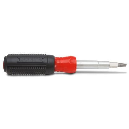 PROTO® J93111 11-in-1 Multi-Bit Screwdriver and Nut Driver Cushioned Grip