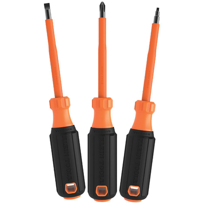 KLEIN® 85073INS Screwdriver Set, 1000V Insulated, 3-Piece